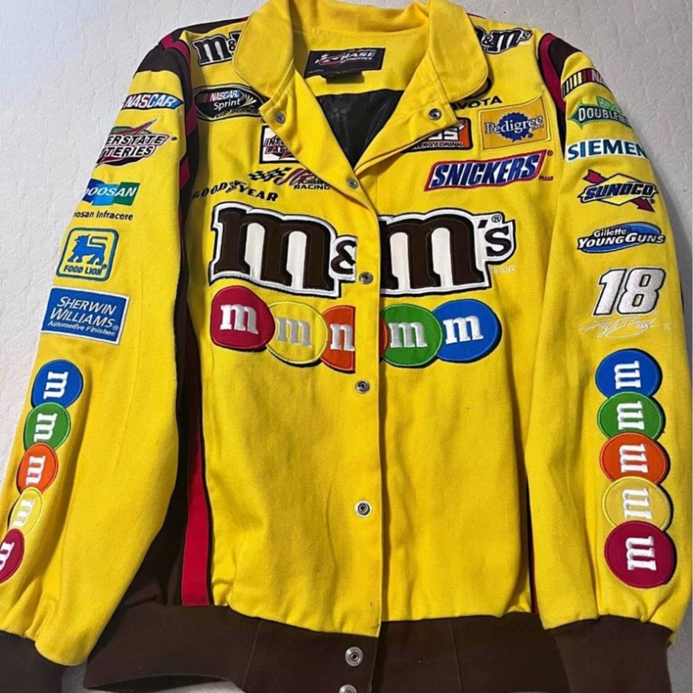 Nascar m&m jacket, size medium, barely worn.